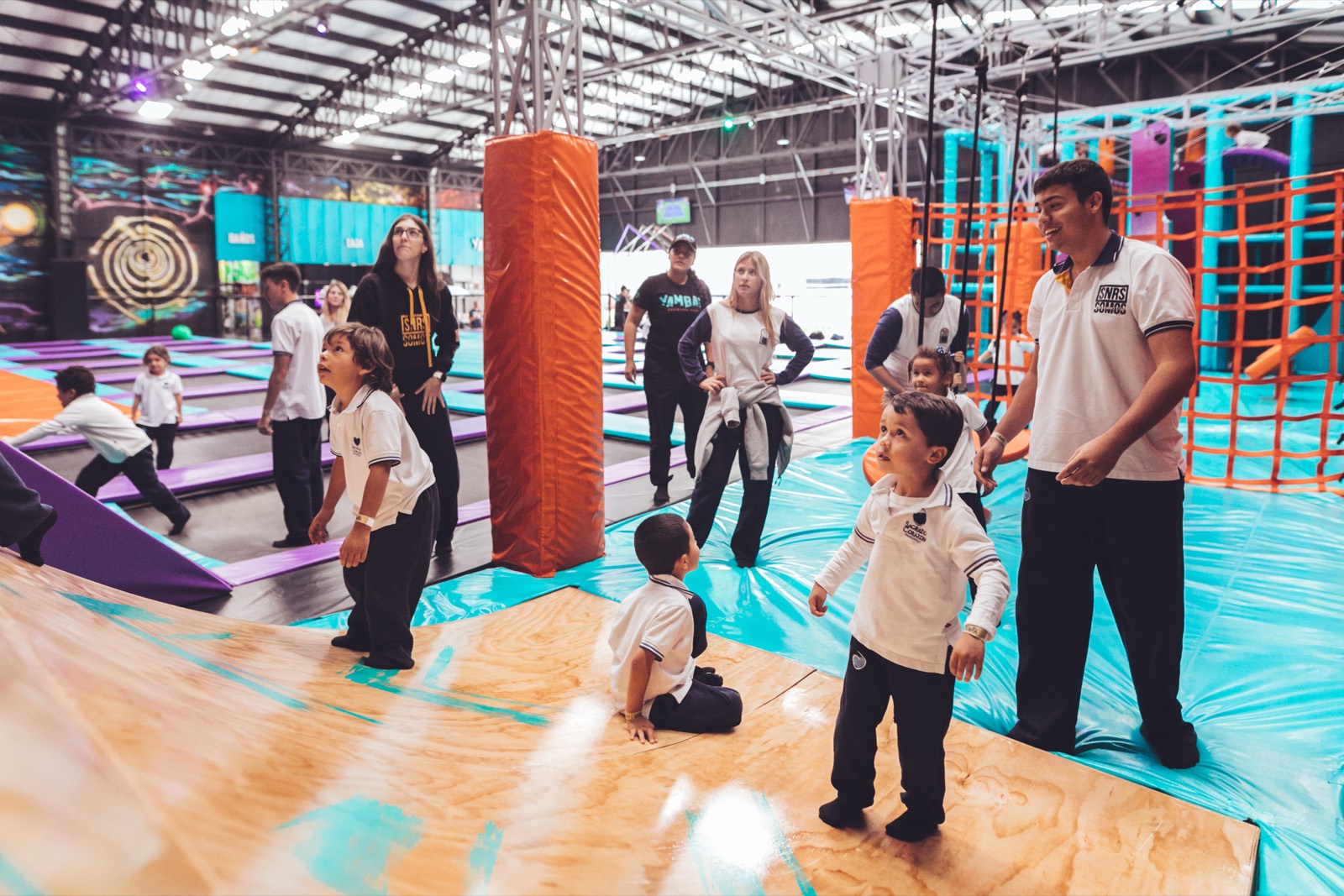 Zona de trampolines de Yamba Park